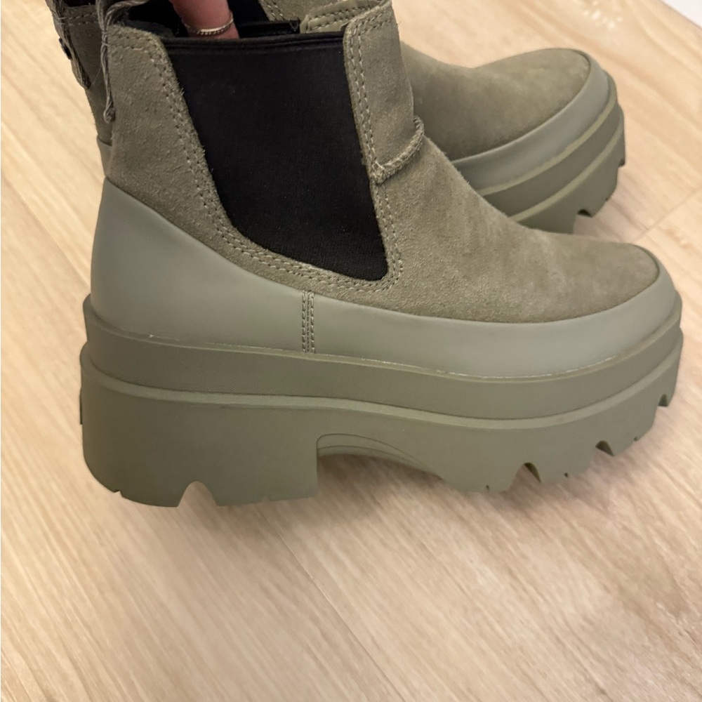 UGG Sage Green Platform Boots
